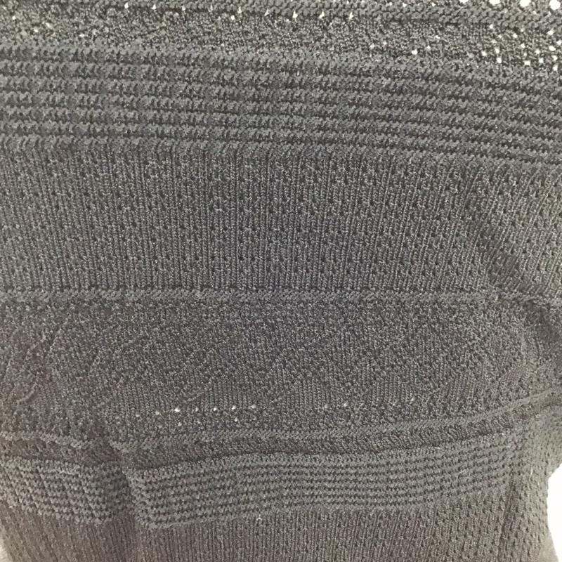 ザラ ZARA カットソー 半袖 2488 110 800 袖フリル M  黒 / ブラック /  レディース USED 古着 中古 10128078