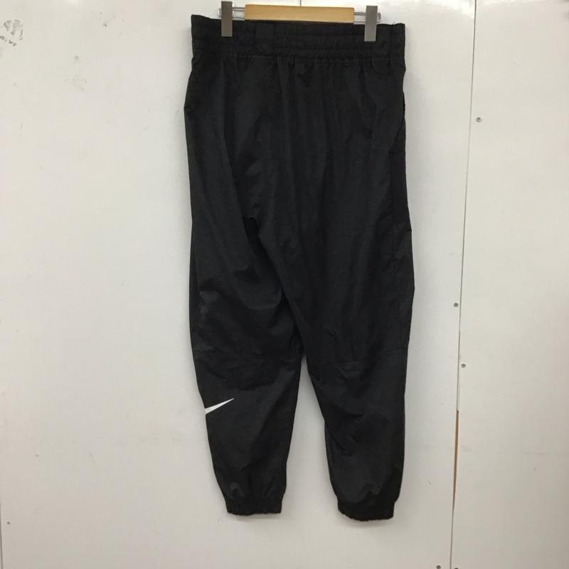 ナイキ NIKE パンツ ワークパンツ、ペインターパンツ cj3777-010 SWOOSHWOVENPANTSボトム ワイドパンツ XL 無地 黒 / ブラック /  レディース USED 古着 中古 10128081