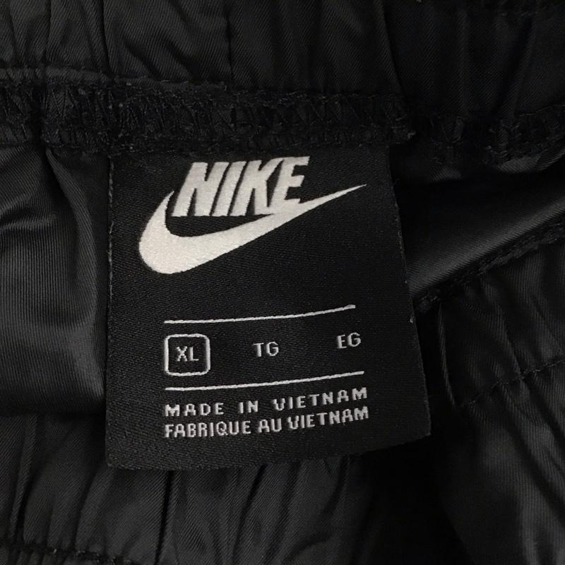 ナイキ NIKE パンツ ワークパンツ、ペインターパンツ cj3777-010 SWOOSHWOVENPANTSボトム ワイドパンツ XL 無地 黒 / ブラック /  レディース USED 古着 中古 10128081