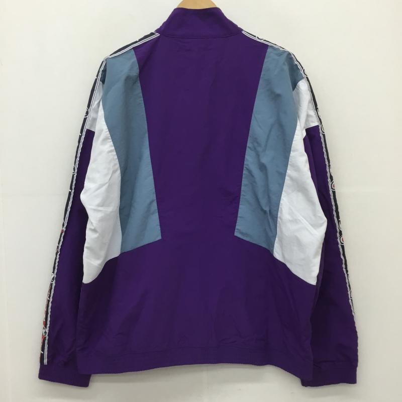 チャンピオン Champion ジャケット、上着 ジャンパー、ブルゾン track top XL ロゴ、文字 X 刺繍 紫 / パープル / X 緑 / グリーン / X 白 / ホワイト /  メンズ USED 古着 中古 10128083