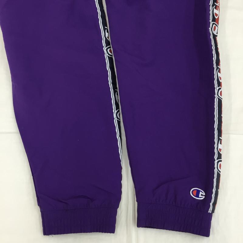 チャンピオン Champion ジャケット、上着 ジャンパー、ブルゾン track top XL ロゴ、文字 X 刺繍 紫 / パープル / X 緑 / グリーン / X 白 / ホワイト /  メンズ USED 古着 中古 10128083