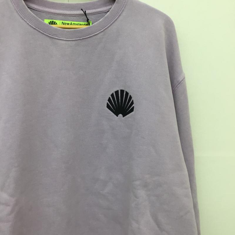 ユーズドクロージング used clothes トレーナー 長袖 New Amsterdam ニューアムステルダム XL ロゴ、文字 X 刺繍 紫 / パープル /  メンズ USED 古着 中古 10128084