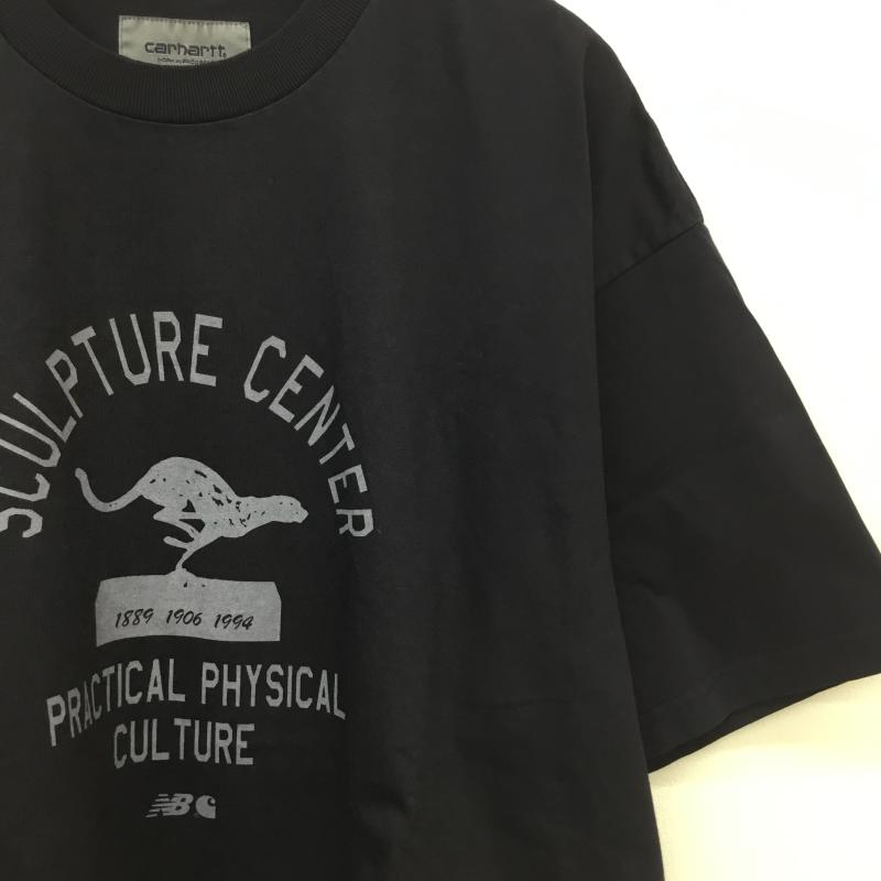 カーハート Carhartt Tシャツ 半袖 new balance ニューバランス　カーハート XL ロゴ、文字 X プリント 黒 / ブラック /  メンズ USED 古着 中古 10128085