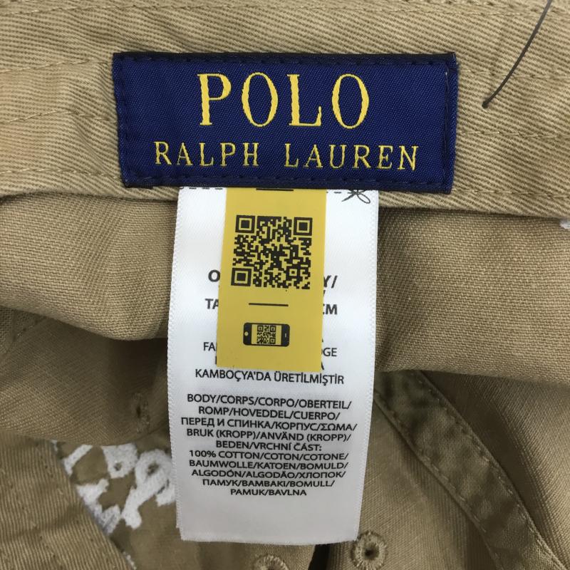 ポロラルフローレン POLO RALPH LAUREN 帽子 キャップ ポロ　ロゴ　キャップ FREE ロゴ、文字 X 刺繍 茶 / ブラウン /  メンズ USED 古着 中古 10128086