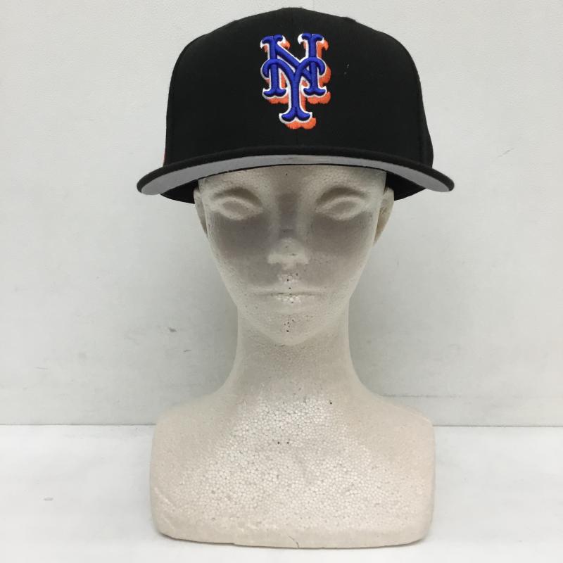 ニューエラ NEW ERA 帽子 キャップ ニューヨークメッツ FREE ロゴ、文字 黒 / ブラック /  メンズ USED 古着 中古 10128091