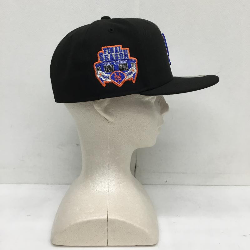 ニューエラ NEW ERA 帽子 キャップ ニューヨークメッツ FREE ロゴ、文字 黒 / ブラック /  メンズ USED 古着 中古 10128091