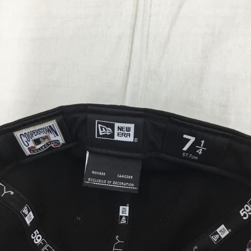 ニューエラ NEW ERA 帽子 キャップ ニューヨークメッツ FREE ロゴ、文字 黒 / ブラック /  メンズ USED 古着 中古 10128091