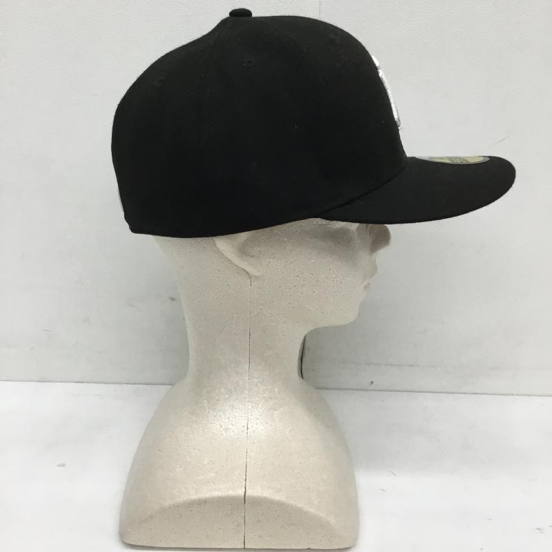 ニューエラ NEW ERA 帽子 キャップ ニューヨークヤンキース FREE ロゴ、文字 黒 / ブラック /  メンズ USED 古着 中古 10128093