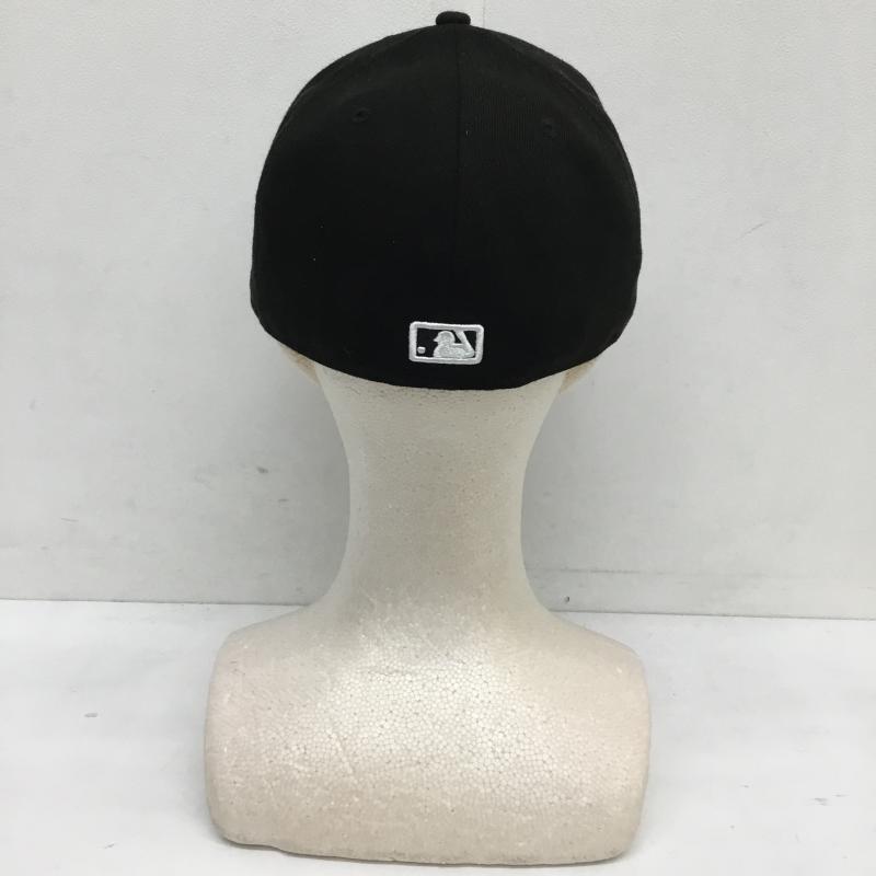 ニューエラ NEW ERA 帽子 キャップ ニューヨークヤンキース FREE ロゴ、文字 黒 / ブラック /  メンズ USED 古着 中古 10128093