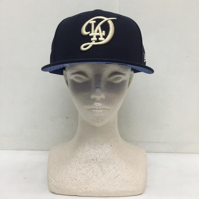 ニューエラ NEW ERA 帽子 キャップ ロサンゼルス　ドジャース FREE ロゴ、文字 紺 / ネイビー /  メンズ USED 古着 中古 10128094