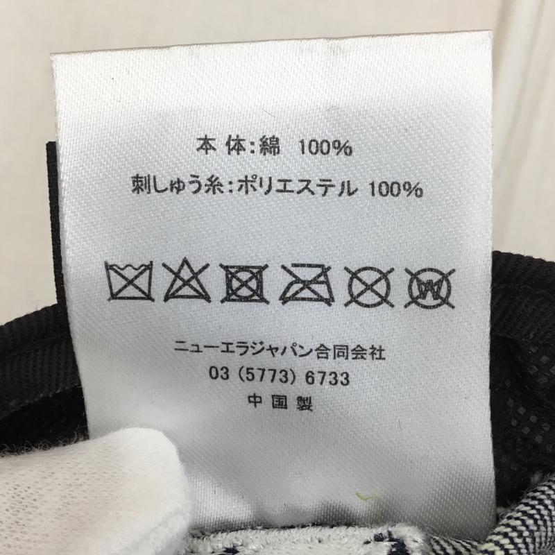 ニューエラ NEW ERA 帽子 キャップ ニューヨークヤンキース FREE ロゴ、文字 X 総柄 青 / ブルー /  メンズ USED 古着 中古 10128096