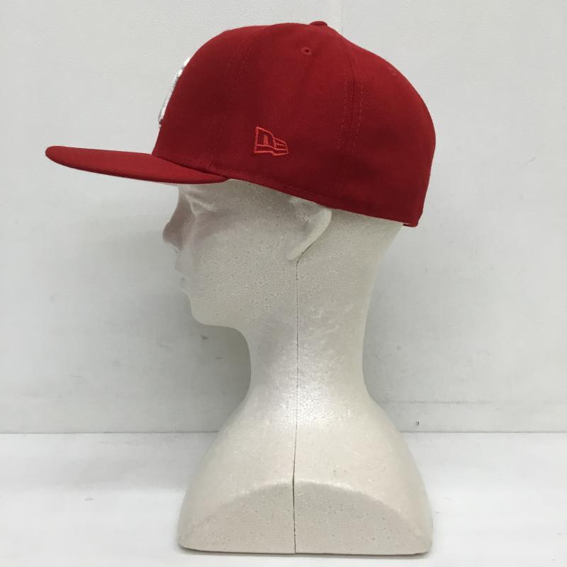ニューエラ NEW ERA 帽子 キャップ ニューヨークヤンキース FREE ロゴ、文字 赤 / レッド /  メンズ USED 古着 中古 10128097
