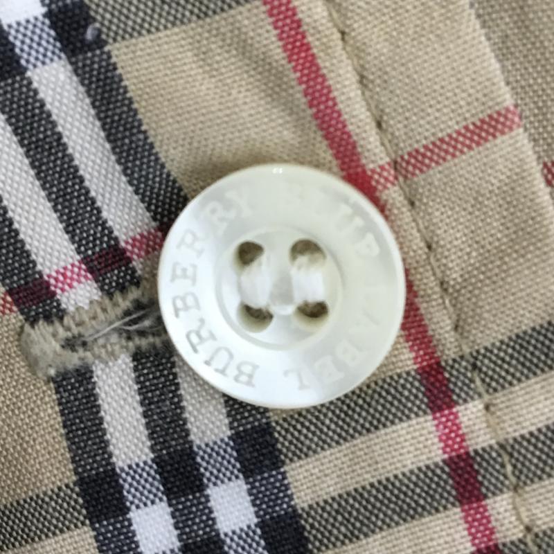 バーバリー BURBERRY シャツ、ブラウス 七分袖 40 チェック 茶 / ブラウン /  レディース USED 古着 中古 10128103