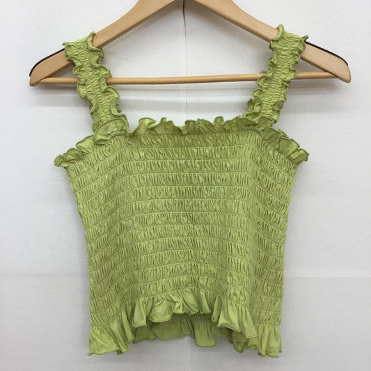 ダブルクローゼット w closet ベスト ベスト FREE 無地 緑 / グリーン /  レディース USED 古着 中古 10128105