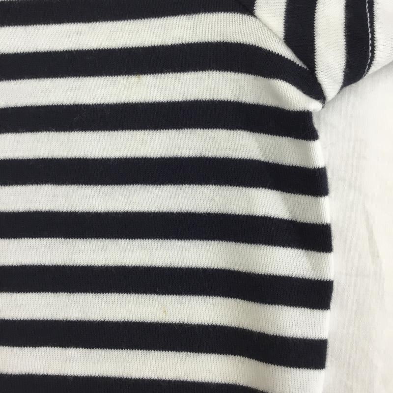 トミーヒルフィガー TOMMY HILFIGER Tシャツ 半袖 S ストライプ 白 / ホワイト / X 紺 / ネイビー /  レディース USED 古着 中古 10128106