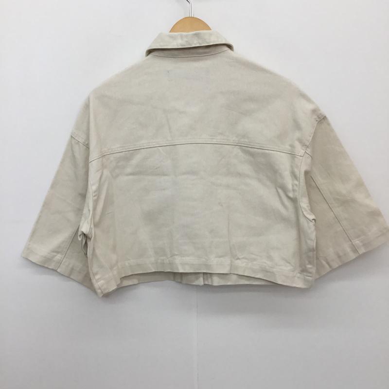 ザラ ZARA ジャケット、上着 ジャケット、ブレザー S 無地 オフホワイト / オフホワイト /  レディース USED 古着 中古 10128107
