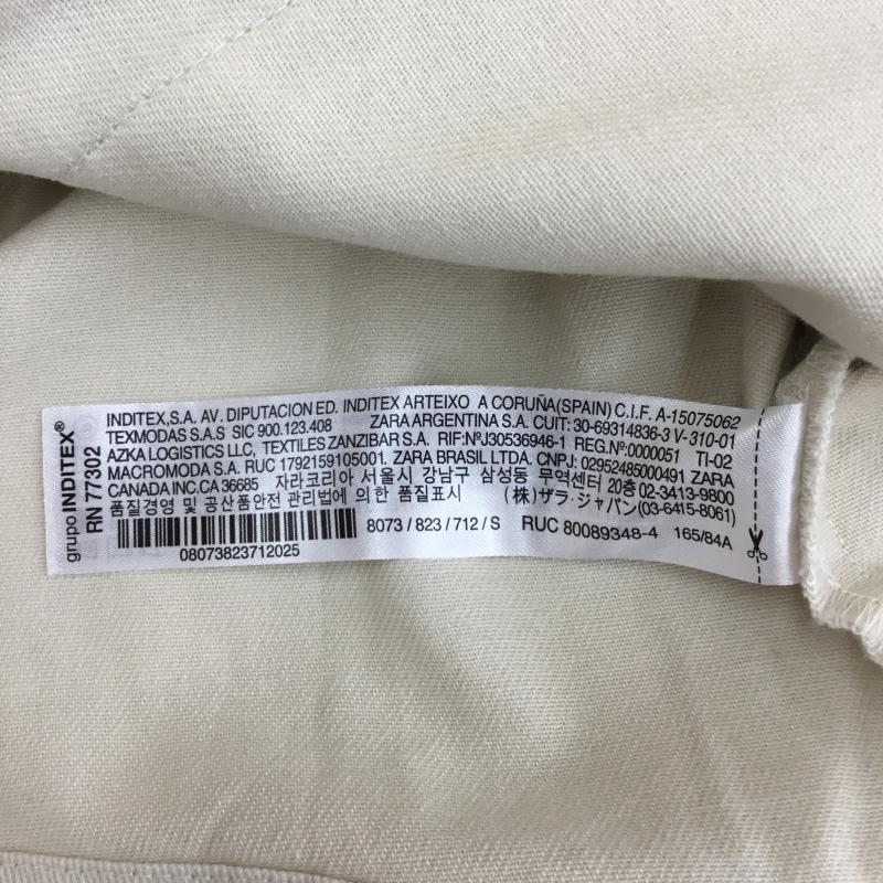 ザラ ZARA ジャケット、上着 ジャケット、ブレザー S 無地 オフホワイト / オフホワイト /  レディース USED 古着 中古 10128107