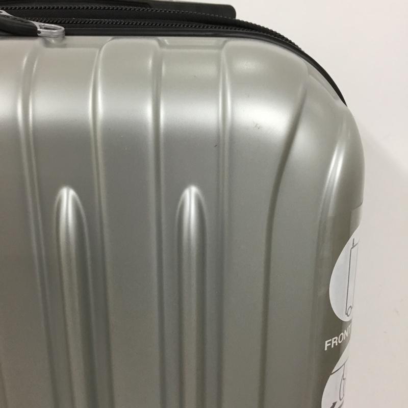 デルセー DELSEY スーツケース、トランク スーツケース、トランク 00 2073801 11 5R フロントオープン キャリーバッグ TSAロック ロゴ、文字 銀 / シルバー /  メンズ USED 古着 中古 10128114