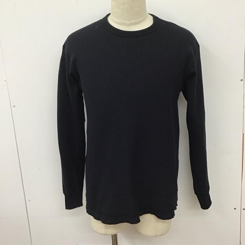 ザノースフェイス THE NORTH FACE Tシャツ 長袖 NT62032 ロングスリーブウォームワッフルクルー M 無地 黒 / ブラック /  メンズ USED 古着 中古 10128117