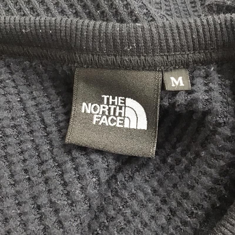 ザノースフェイス THE NORTH FACE Tシャツ 長袖 NT62032 ロングスリーブウォームワッフルクルー M 無地 黒 / ブラック /  メンズ USED 古着 中古 10128117