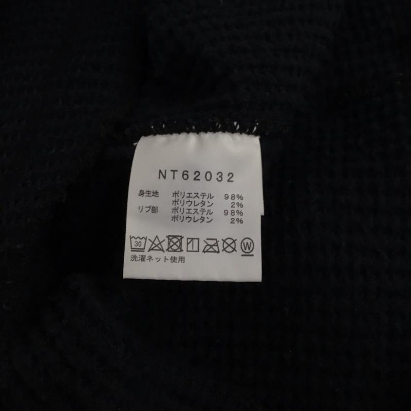 ザノースフェイス THE NORTH FACE Tシャツ 長袖 NT62032 ロングスリーブウォームワッフルクルー M 無地 黒 / ブラック /  メンズ USED 古着 中古 10128117