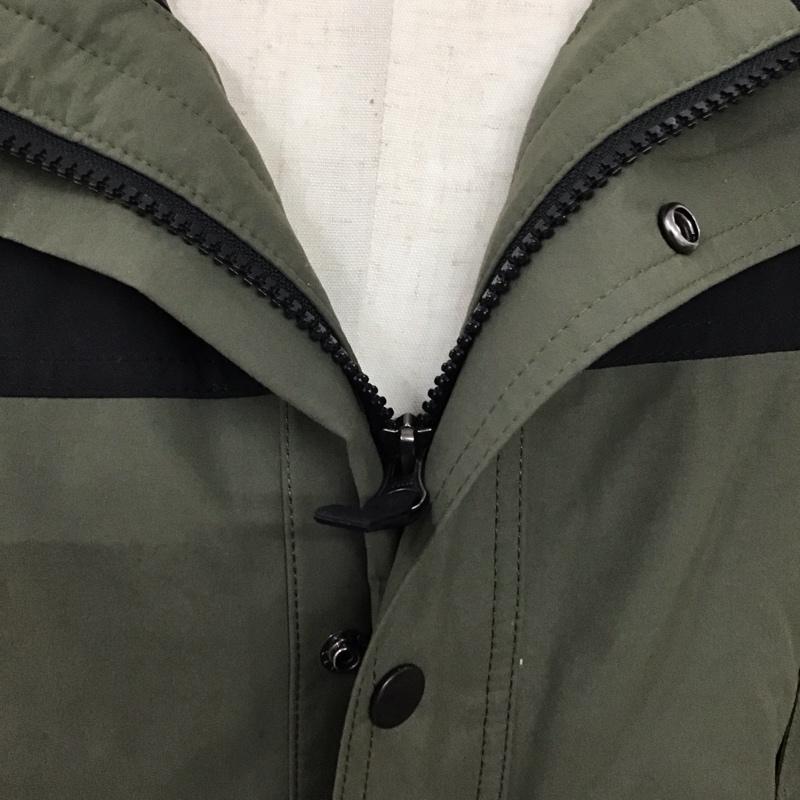 ザノースフェイス THE NORTH FACE ジャケット、上着 ジャンパー、ブルゾン NP11834 マウンテンライトジャケット Mountain Light Jacket XL ロゴ、文字 黒 / ブラック / X カーキ / カーキ /  メンズ USED 古着 中古 10128118