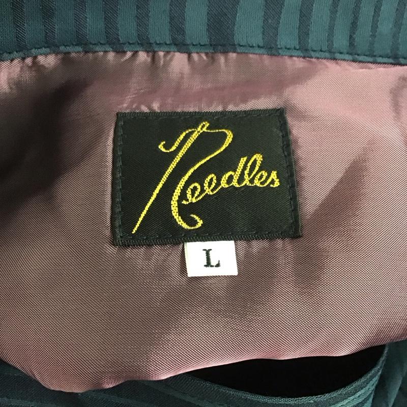 ニードルス Needles シャツ、ブラウス 半袖 L ストライプ マルチカラー / マルチカラー /  メンズ USED 古着 中古 10128132