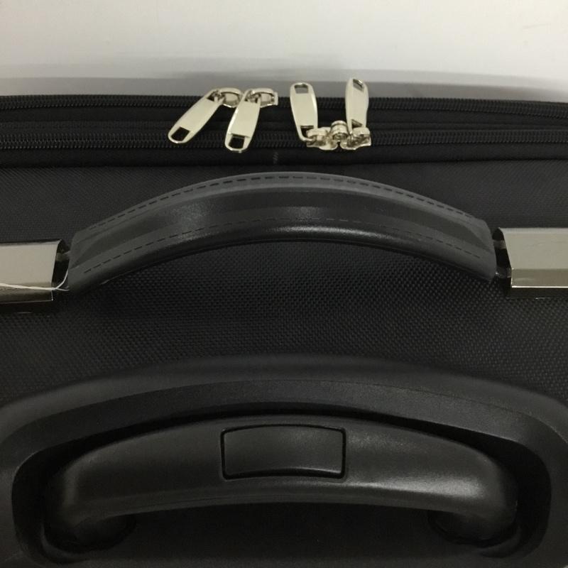 古着 USED スーツケース、トランク スーツケース、トランク 機内持ち込み ソフトキャリーケース 無地 黒 / ブラック /  メンズ USED 古着 中古 10128133