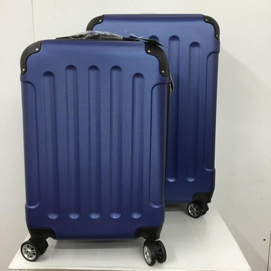 古着 USED スーツケース、トランク スーツケース、トランク トラベルキャリーケース 2個セット キャリーケース VENEZIA 無地 青 / ブルー /  メンズ USED 古着 中古 10128138