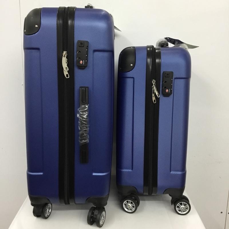 古着 USED スーツケース、トランク スーツケース、トランク トラベルキャリーケース 2個セット キャリーケース VENEZIA 無地 青 / ブルー /  メンズ USED 古着 中古 10128138
