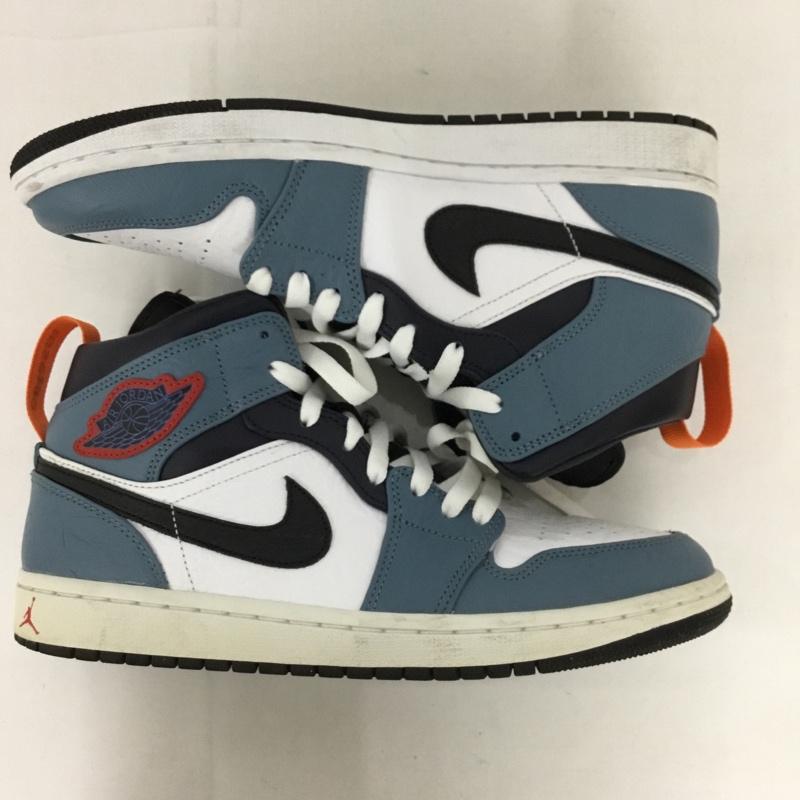 ナイキ NIKE スニーカー スニーカー CU2802-100 AIR JORDAN 1 MID SE FEARLESS APLA 27cm 箱有 27.0cm ロゴ、文字 白 / ホワイト / X 灰 / グレー / X 黒 / ブラック /  メンズ USED 古着 中古 10128139
