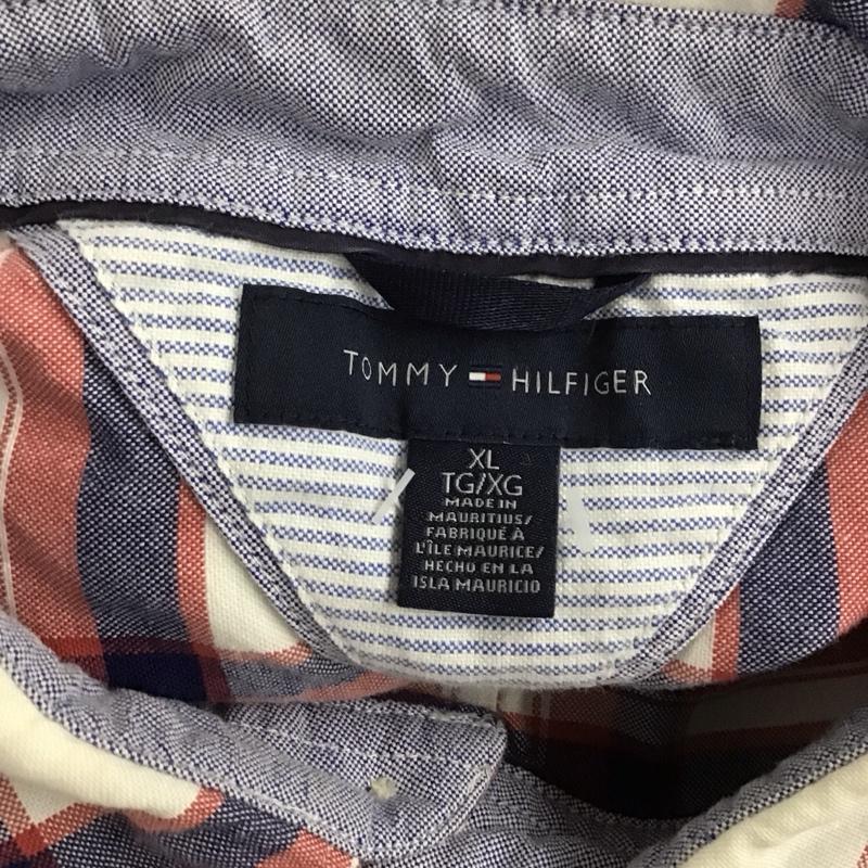 トミーヒルフィガー TOMMY HILFIGER シャツ、ブラウス 長袖 XL チェック マルチカラー / マルチカラー /  メンズ USED 古着 中古 10128141