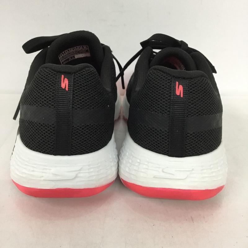 スケッチャーズ SKECHERS スニーカー スニーカー 15651 BKHP GO WALK COOL 22.5cm 箱有 22.5cm ロゴ、文字 黒 / ブラック / X 白 / ホワイト / X 桃 / ピンク /  レディース USED 古着 中古 10128142