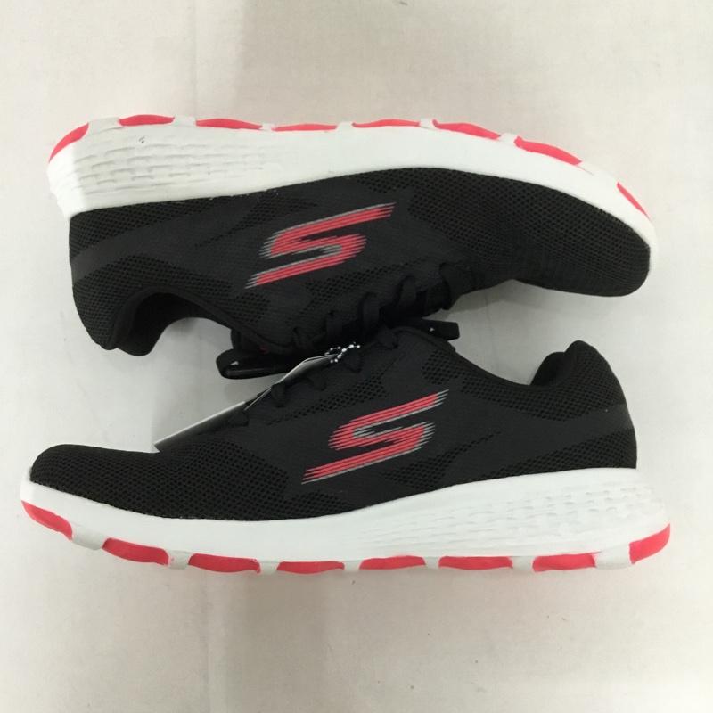 スケッチャーズ SKECHERS スニーカー スニーカー 15651 BKHP GO WALK COOL 23cm 箱有 23.0cm ロゴ、文字 黒 / ブラック / X 白 / ホワイト / X 桃 / ピンク /  レディース USED 古着 中古 10128144
