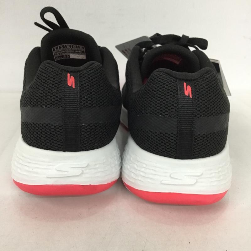 スケッチャーズ SKECHERS スニーカー スニーカー 15651 BKHP GO WALK COOL 23cm 箱有 23.0cm ロゴ、文字 黒 / ブラック / X 白 / ホワイト / X 桃 / ピンク /  レディース USED 古着 中古 10128144