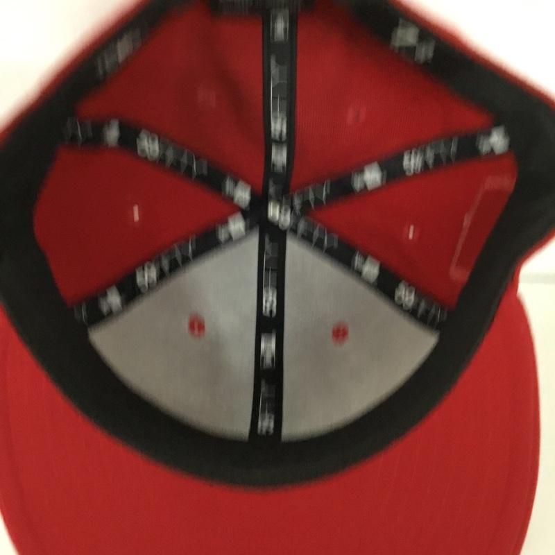 ニューエラ NEW ERA 帽子 キャップ 59FIFTY MLB ロサンゼルス エンゼルス 58.7cm ロゴ、文字 赤 / レッド /  メンズ USED 古着 中古 10128149