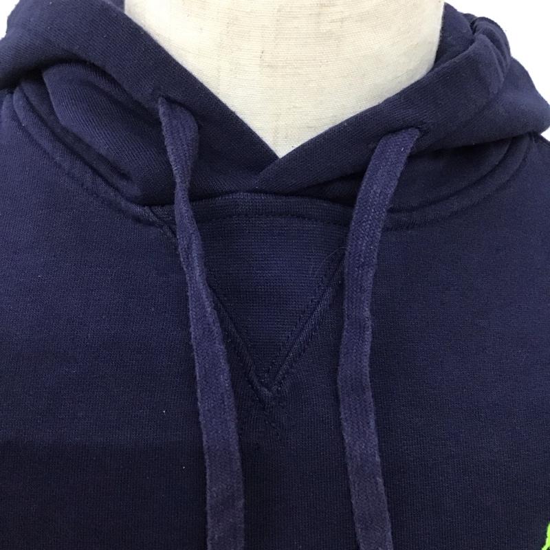 ポロラルフローレン POLO RALPH LAUREN パーカー 長袖 フーディ S ロゴ、文字 X 刺繍 紺 / ネイビー /  メンズ USED 古着 中古 10128151