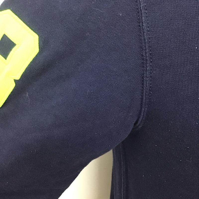 ポロラルフローレン POLO RALPH LAUREN パーカー 長袖 フーディ S ロゴ、文字 X 刺繍 紺 / ネイビー /  メンズ USED 古着 中古 10128151