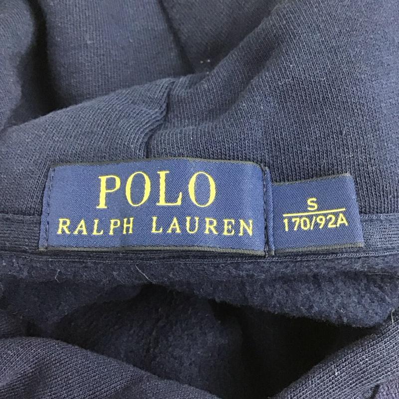 ポロラルフローレン POLO RALPH LAUREN パーカー 長袖 フーディ S ロゴ、文字 X 刺繍 紺 / ネイビー /  メンズ USED 古着 中古 10128151