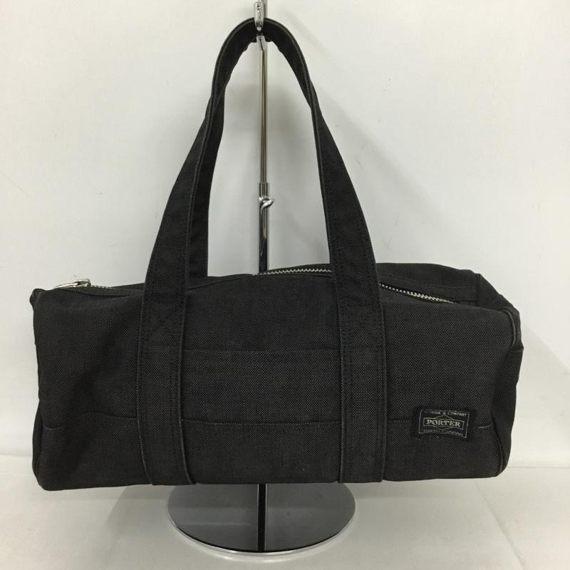 ポーター PORTER ハンドバッグ ハンドバッグ スモーキー ミニボストンバッグ ロゴ、文字 黒 / ブラック /  メンズ USED 古着 中古 10128152