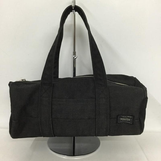 ポーター PORTER ハンドバッグ ハンドバッグ スモーキー ミニボストンバッグ ロゴ、文字 黒 / ブラック /  メンズ USED 古着 中古 10128152