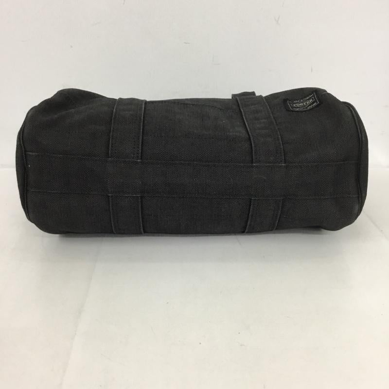 ポーター PORTER ハンドバッグ ハンドバッグ スモーキー ミニボストンバッグ ロゴ、文字 黒 / ブラック /  メンズ USED 古着 中古 10128152