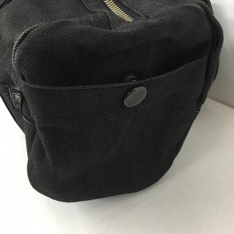 ポーター PORTER ハンドバッグ ハンドバッグ スモーキー ミニボストンバッグ ロゴ、文字 黒 / ブラック /  メンズ USED 古着 中古 10128152