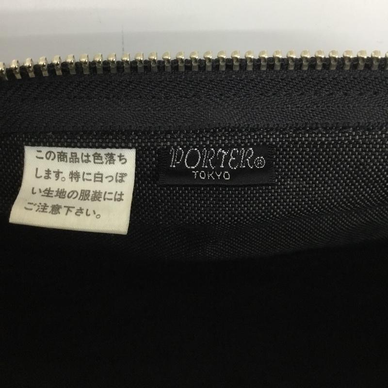 ポーター PORTER ハンドバッグ ハンドバッグ スモーキー ミニボストンバッグ ロゴ、文字 黒 / ブラック /  メンズ USED 古着 中古 10128152
