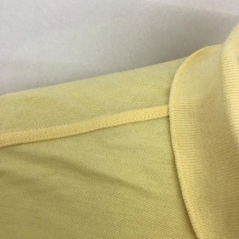 イヴサンローラン Yves Saint Laurent ポロシャツ 半袖 無地 黄 / イエロー /  メンズ USED 古着 中古 10128157
