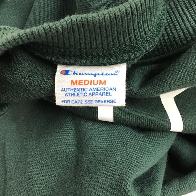 チャンピオン Campion トレーナー 長袖 M ロゴ、文字 緑 / グリーン /  メンズ USED 古着 中古 10128159