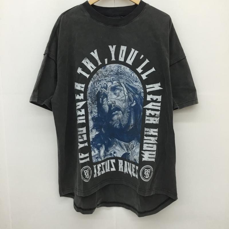 ユーズドクロージング used clothes Tシャツ 半袖 T.C.R BY TOUCHER L ロゴ、文字 灰 / グレー /  メンズ USED 古着 中古 10128162