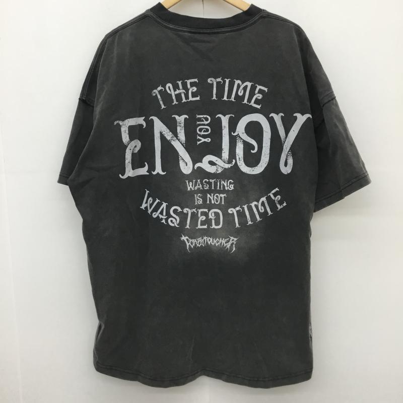 ユーズドクロージング used clothes Tシャツ 半袖 T.C.R BY TOUCHER L ロゴ、文字 灰 / グレー /  メンズ USED 古着 中古 10128162