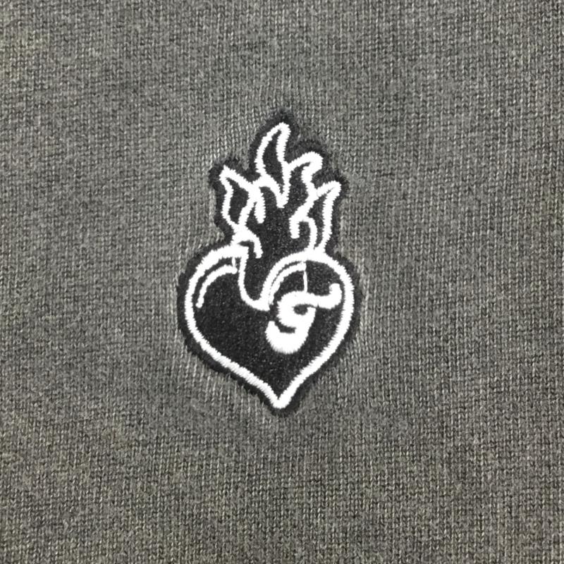 ユーズドクロージング used clothes Tシャツ 半袖 T.C.R BY TOUCHER L ロゴ、文字 灰 / グレー /  メンズ USED 古着 中古 10128162