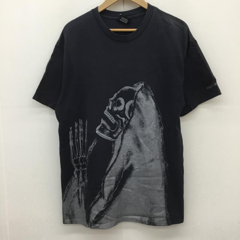 ステューシー STUSSY Tシャツ 半袖 STUSSY×NEIGHBORHOOD ネイバーフッド L ロゴ、文字 X キャラクター 黒 / ブラック /  メンズ USED 古着 中古 10128163